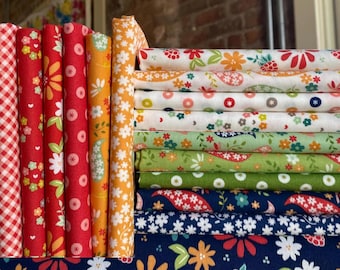 Raspberry Summer by Sherri & Chelsi for Moda Fabrics - 16 pieces