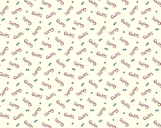 Masako Wakayama Fabric American Country XXI - Text Quilt Button COSAP21040-30