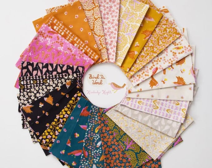 Bird Is the Word by Kimberly Kight of Ruby Star Society for Moda Fabrics - Fabric Bundle 26 pieces