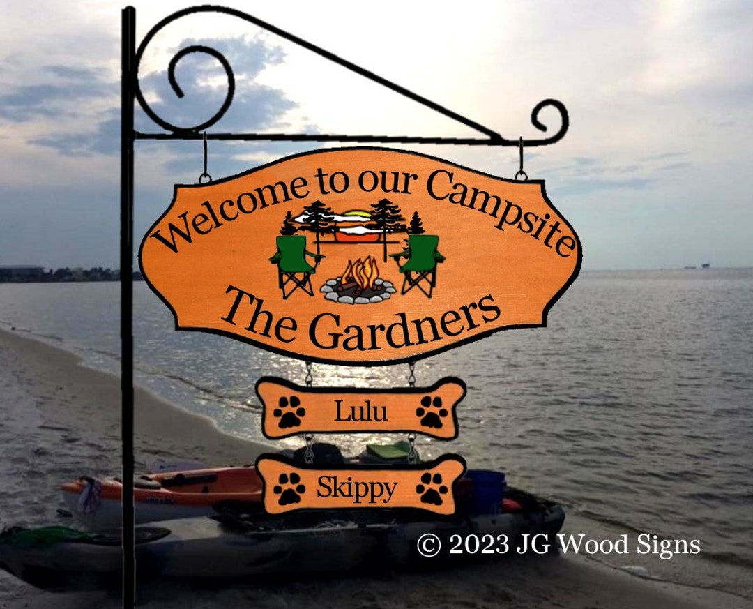 Outdoor Family RV Name Sign Etsy Everything Graphic 2 Addons Camping