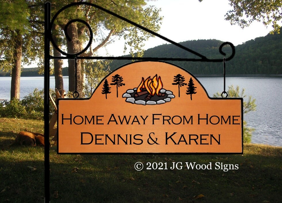 Wrought Iron Outdoor Sign Holder Stand JGWoodSigns