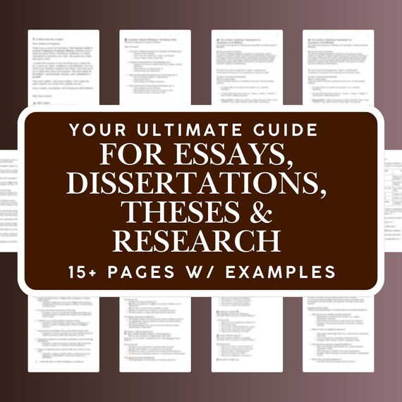 Critical Thinking Academic Writing Guide: Grad Student Toolkit Brain Dump (PDF Download)