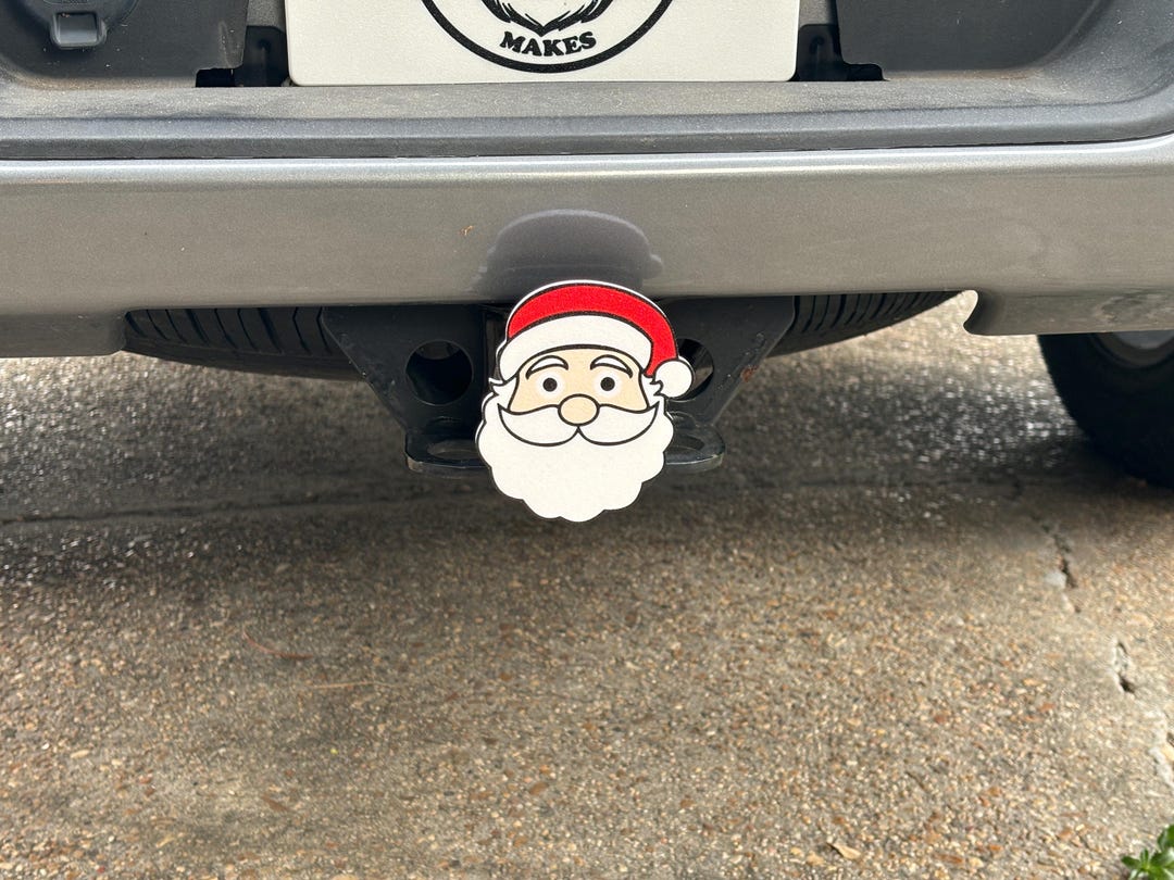 Santa Clause Trailer Hitch Cover - Etsy