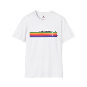 Retro Apple Computer T-Shirt: Vintage 1980s Tech Graphic Tee