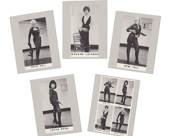 Vintage Showgirl Assassins Postcard Set