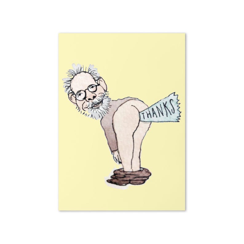 Offensive Thank you Card - Barry Blitt