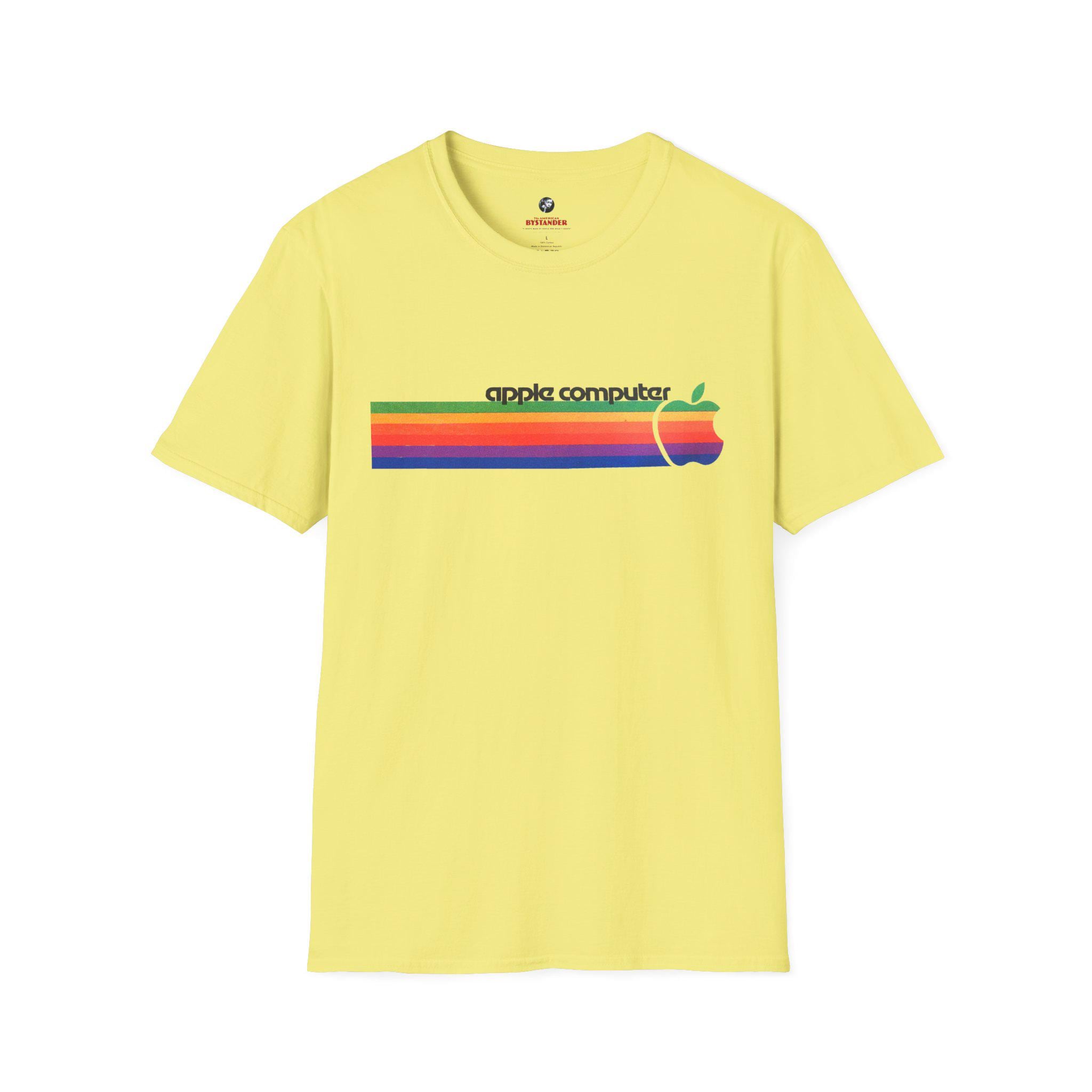 レトロなアップルコンピュータTシャツ：1980年代のヴィンテージテック 