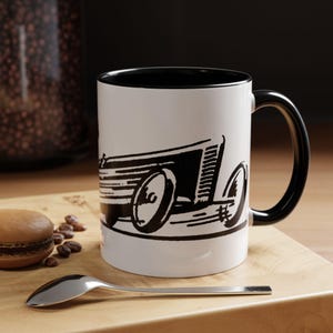 Vintage Racecar Indianapolis Winner Mug – Retro Auto Racing Coffee Cup – Perfect Gift for Car Enthusiasts & Motorsport Fans