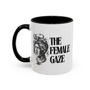 Vintage Medusa Mug - The Female Gaze - Feminist Coffee Cup - Empowering Greek Mythology Art - Gift for Feminists