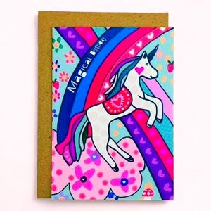 Anniversaire de licorne magique