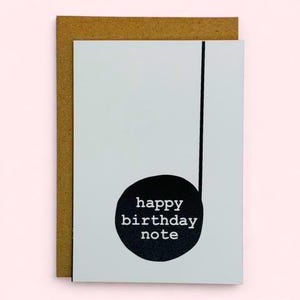 Happy Birthday Note