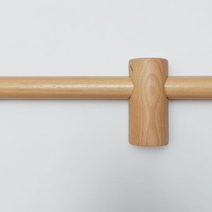 Pole Brackets, Curtain Rod Holder, Home Decor, Wooden Curtain Pole, Curtain Accessories, Home & Living, modern curtain rod holder