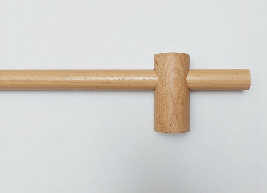 Supports de Poteau, Support Tringle à Rideau, Décoration Intérieure, Poteau Rideau en Bois, Accessoi