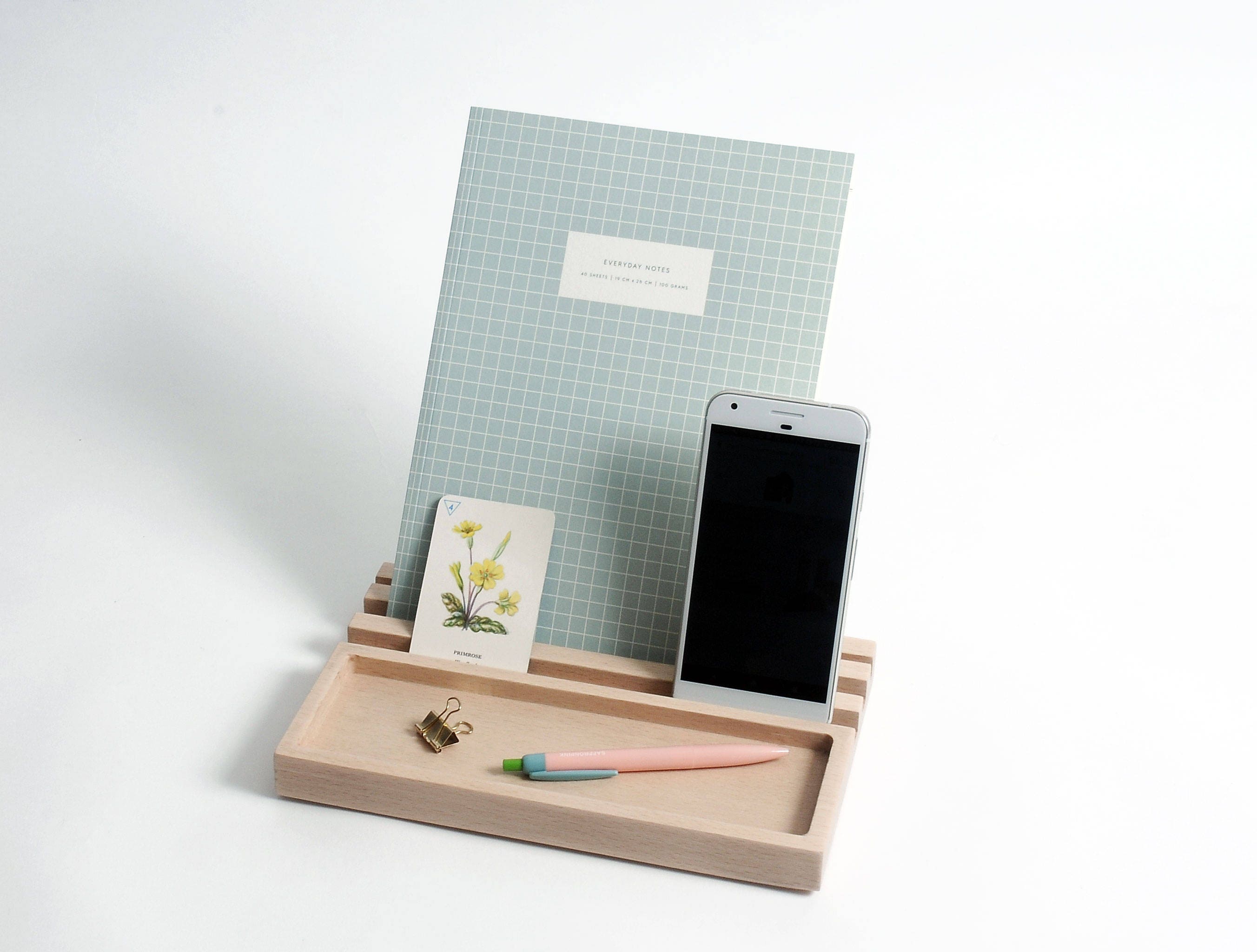 Desk organiser gifts ideas for boyfriends ipad stand desk Etsy