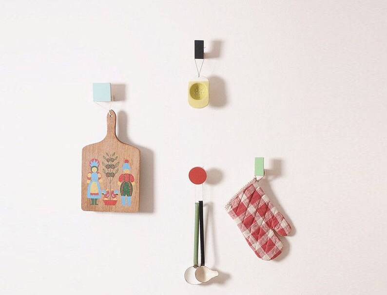 Coat Hooks Kids Coat Hooks Nursery Decor Wooden Wall Hooks Etsy