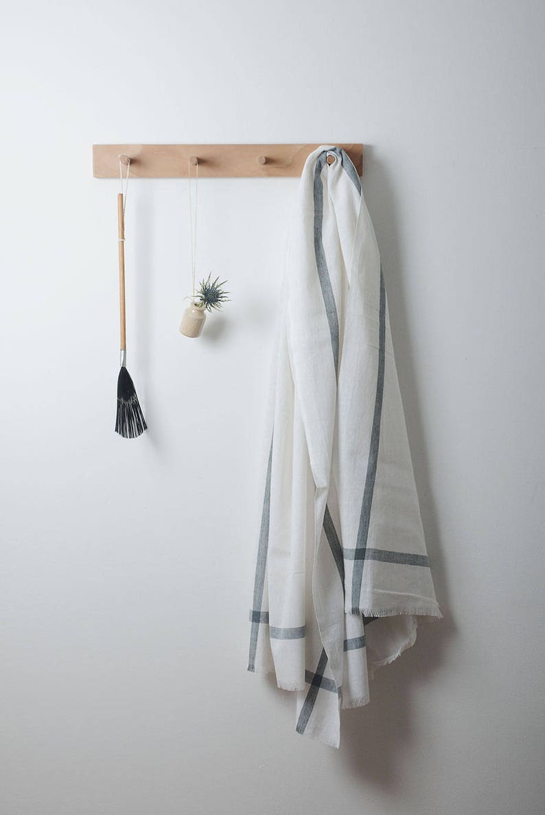 Peg rail wall coat rack wooden wall fixtures kitchen | Etsy