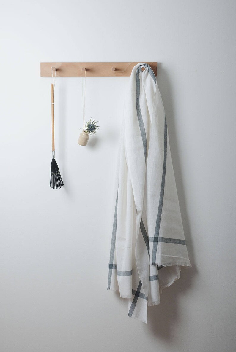 Peg rail wall coat rack wooden wall fixtures kitchen Etsy