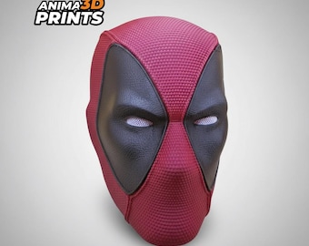 Deadpool Mask Helmet - replica - Cosplay and Halloween prop - Made in 3D printer