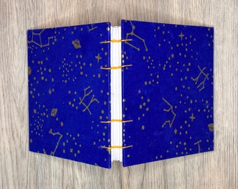 Blue Celestial Square medium Art Journal