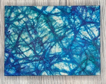 Blue Green Mini Landscape Art Journal