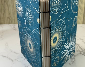 Teal Celestial Art Journal