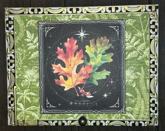 Autumn Leaves Serenity Box with Art Journal