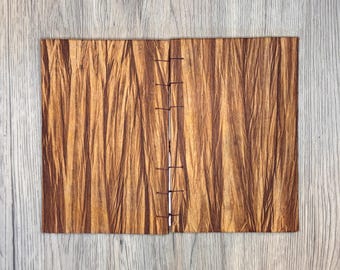 Medium Woodgrain Art Journal