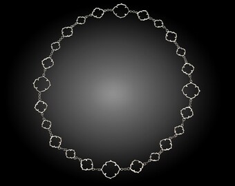 Sterling Silver Arabesque Chain