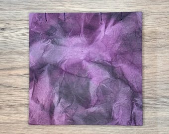 Purple Crinkle Art Journal