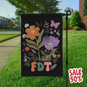 Subtle Anti Trump Flag, FDT Trump Gift, Feminist Gifts, Anti Maga, Feminist Flag, Pro Choice Flag, Anti Trump Sign, Political Garden Flag
