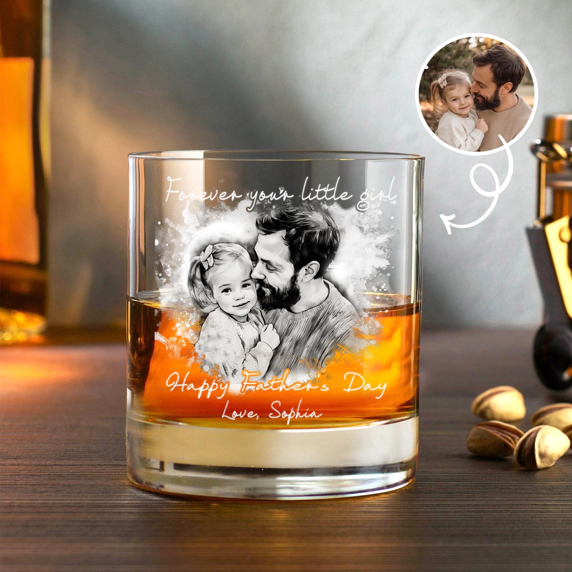 Personalised Engraved Whisky Glass – Best Ever Dad Gift For Fathers Day Or Birthday