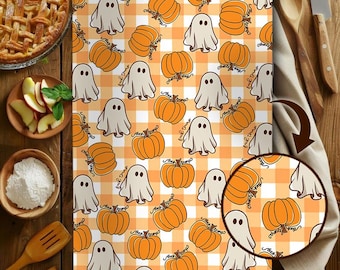 Subtle F*ck Trump Pumpkin Hand Towel, Funny Political Home Decor, Halloween Kitchen Towel, Sarcastic Liberal Host Gift, Fall Autumn Decor