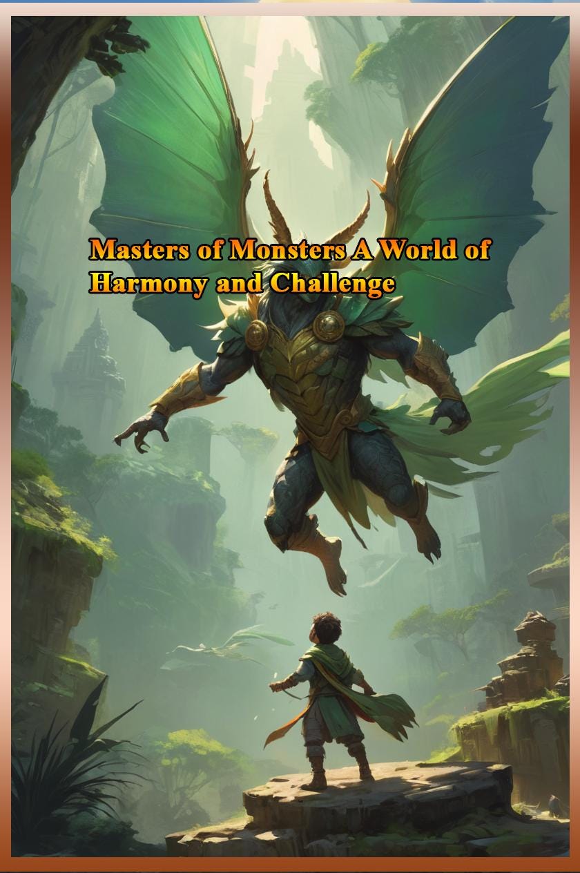 Masters of Monsters A World of Harmony and Challenge Digital Book KId Story