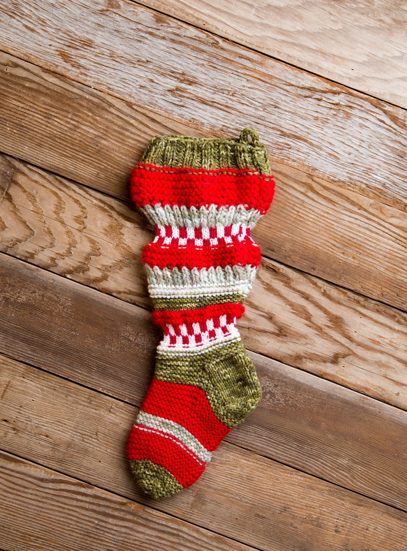 Sweater Knit Stocking, Christmas Stocking, Christmas Stocking Patterns
