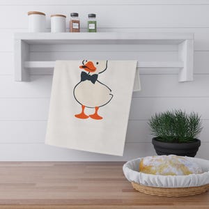 Whimsical Duck Tea Towels, Vintage Kitchen Decor, Cute Gift for Home, Funny Cooking Accessories, Fun Hostess Gift, Towel Kitchenware