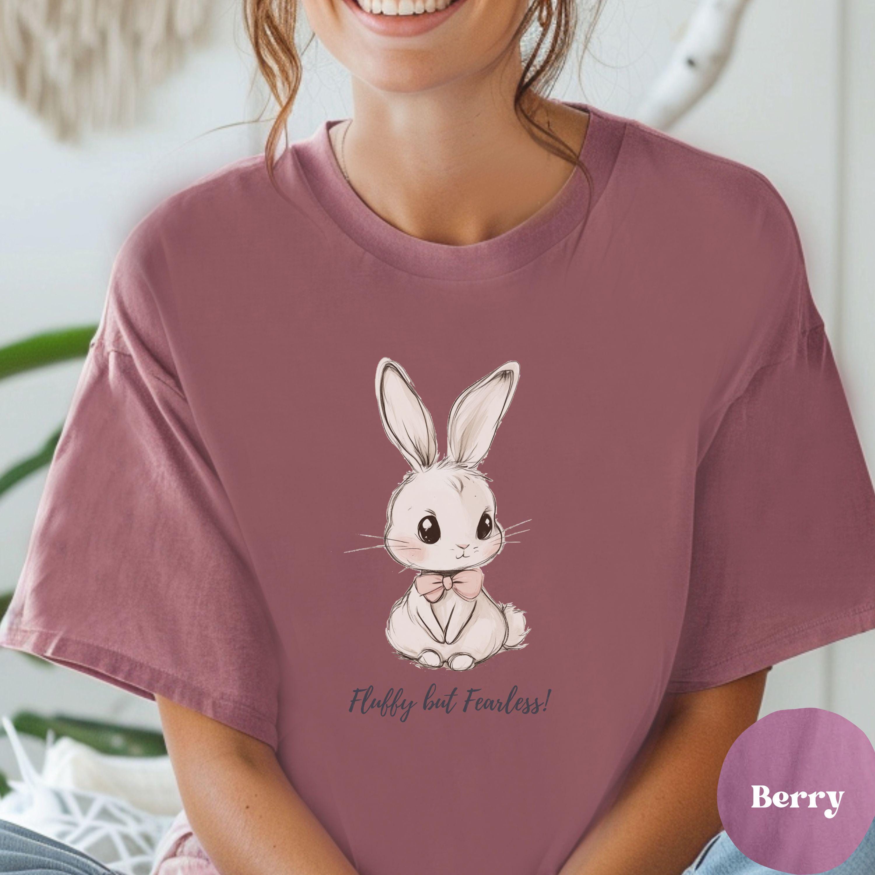 ヴィンテージイースターバニーTシャツ：コンフォートカラーTシャツ