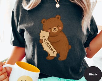 California Bear Comfort Colors T-shirt, West Coast-shirt