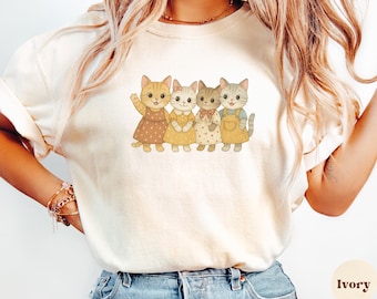 T-shirt med retromotiv och grafiska komfortfärger