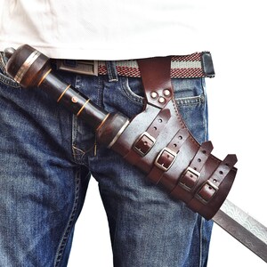 Pirate Sword Belt Medieval Sword Belt Medieval Shoulder Strap Knight Saber Scabbard... Sword Holder Back