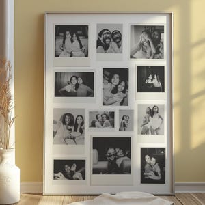 Custom Polaroid Photo Collage Gift For Best friend Gift For Girls 18th Birthday Gift For Her Photo Collage Best Friend Print Picture Gift