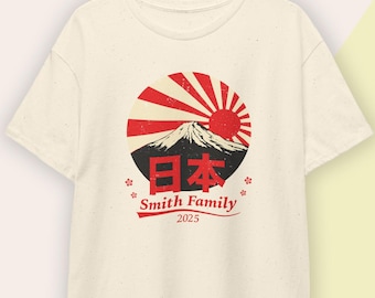 Berg Fuji Grafik Tee: Vintage Japan T-Shirt