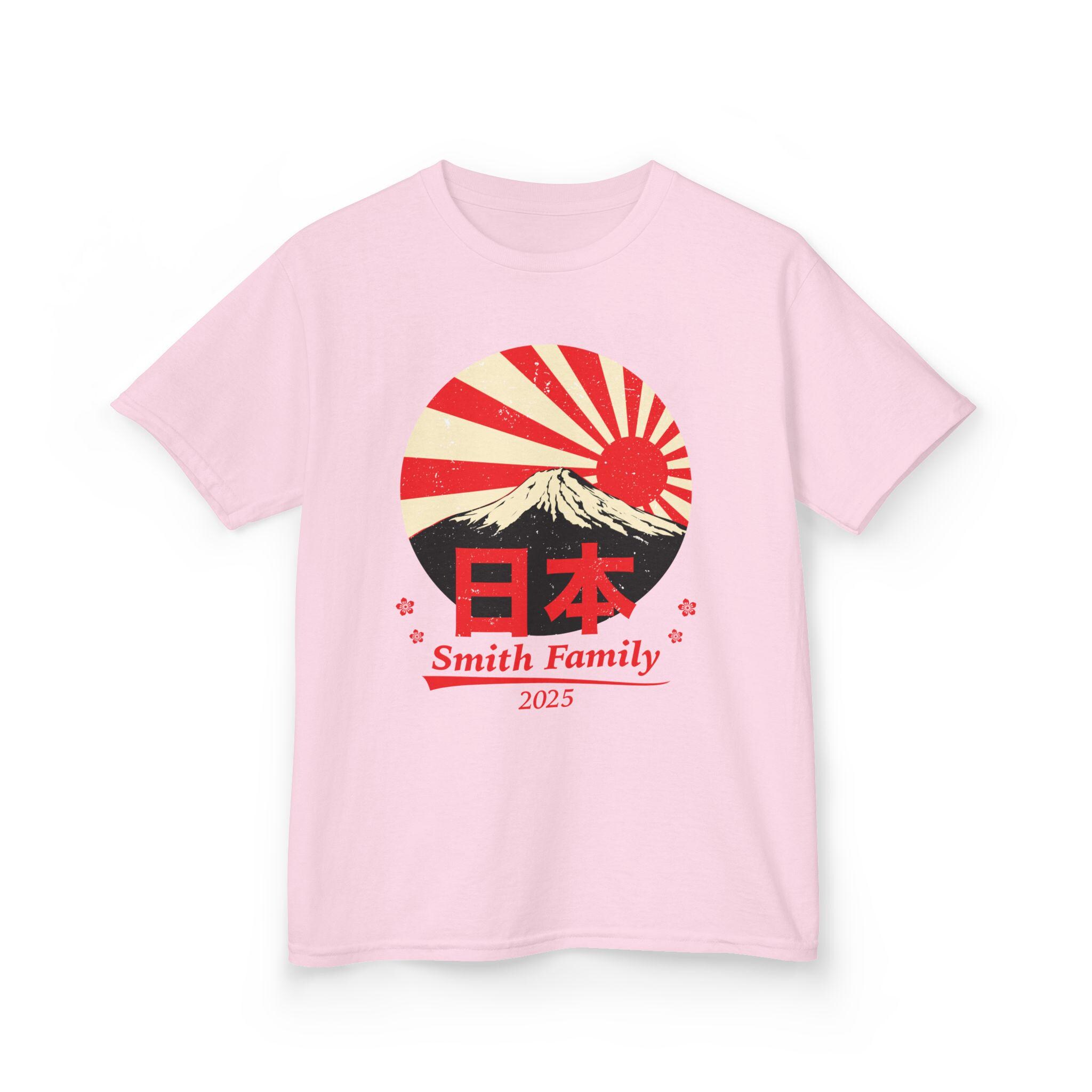 Youth Japan Family Vacation T-shirt: Custom Mount Fuji Souvenir - Etsy