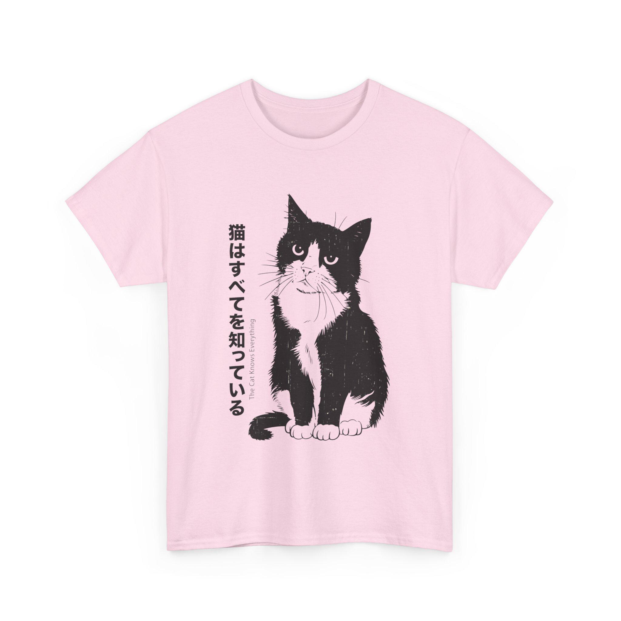 ITZAVIBE★韓国アイドル着用★GOOD LUCK BLACK CAT T SHIRT IBB23UT01WH] GOOD LUCK BLACK CAT T SHIRT - WHITE - ITZAVIBE