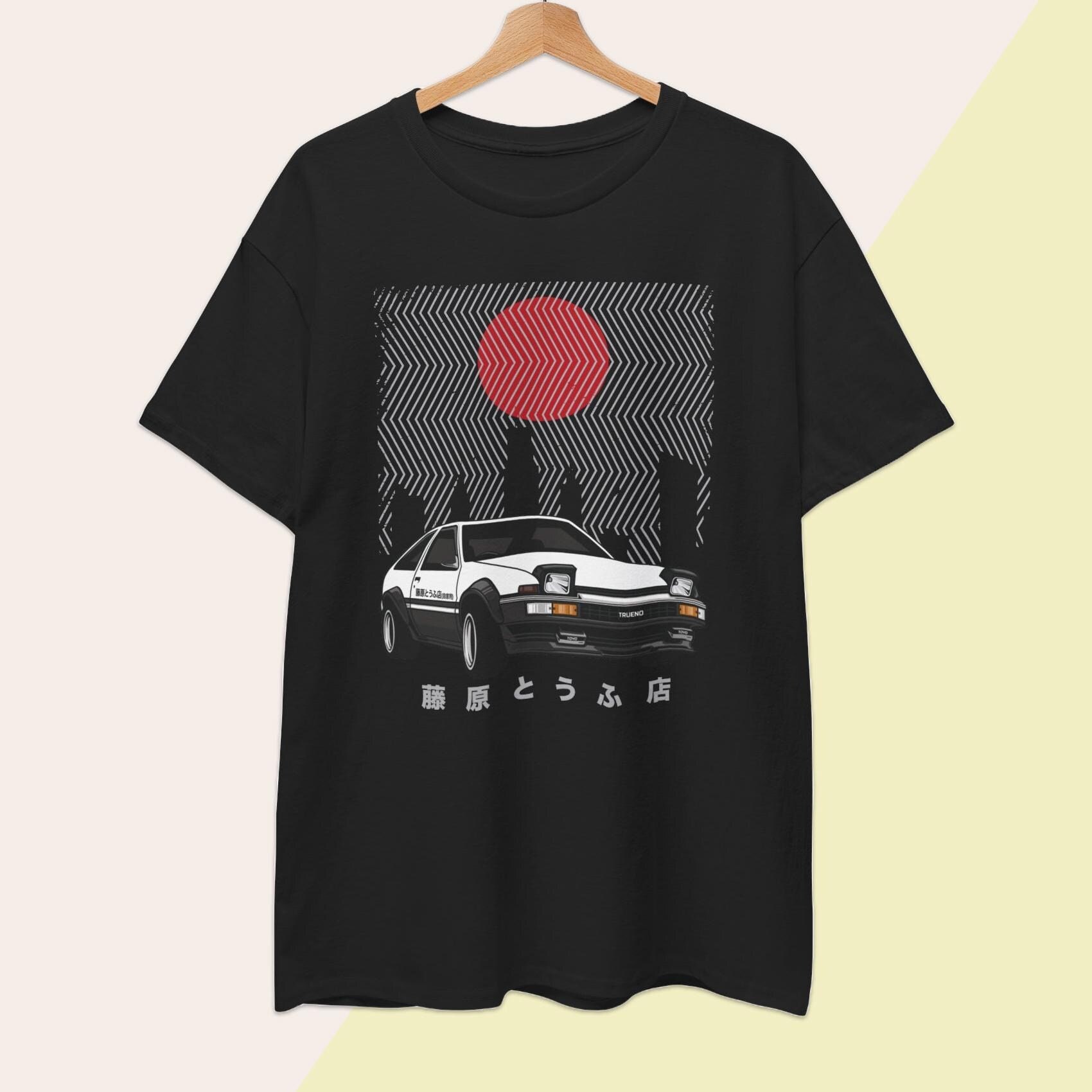 series☆頭文字DコラボINITIALD AE86 Graphic Tshirts(2color) INITIAL D - Unisex TSHIRT - Etsy