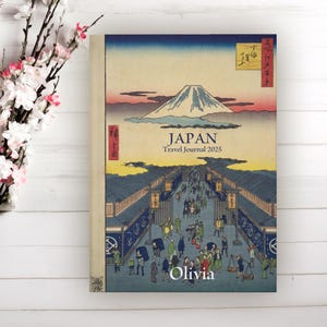 Personalized Japan Travel Journal: Ukiyo-e Art Notebook