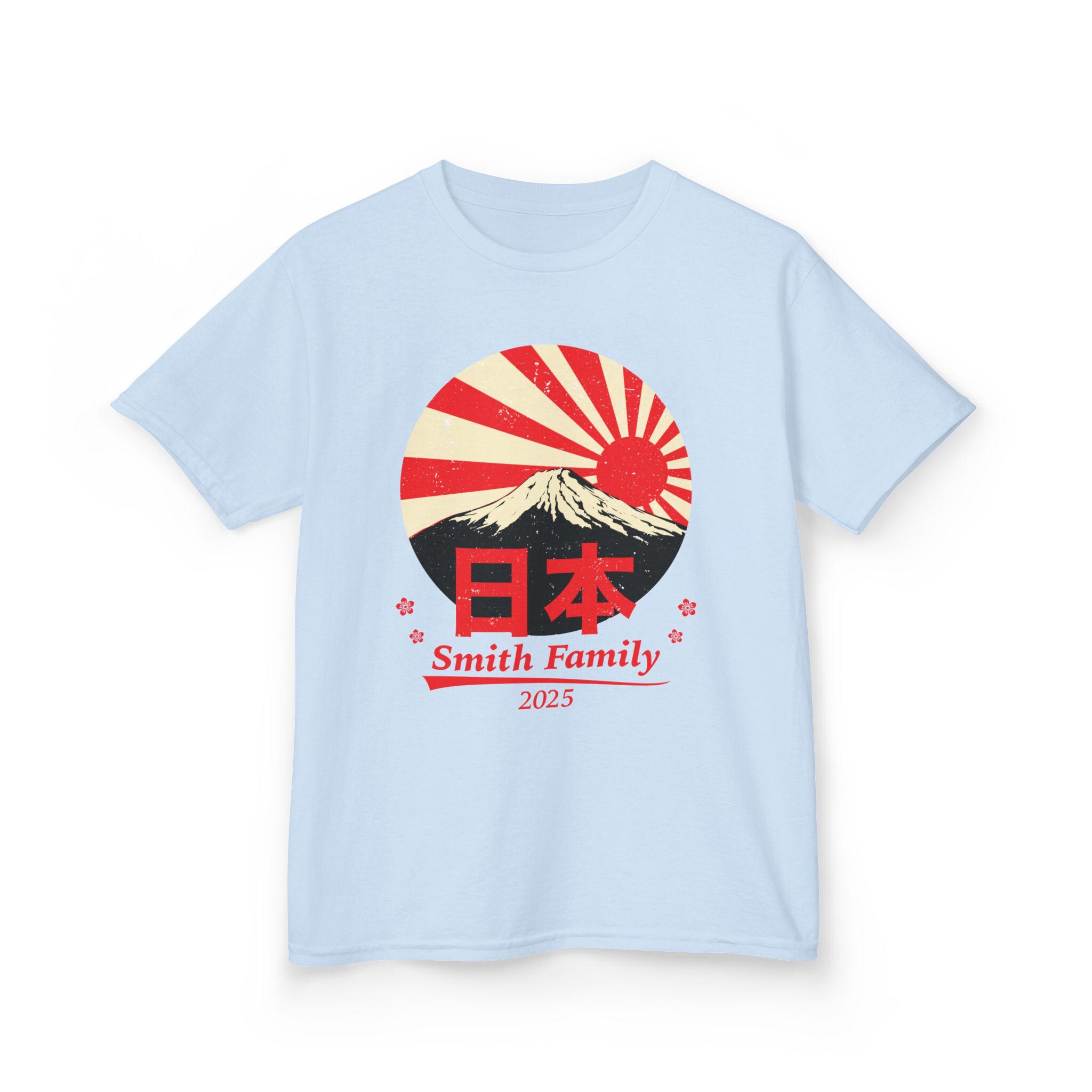 Youth Japan Family Vacation T-shirt: Custom Mount Fuji Souvenir - Etsy
