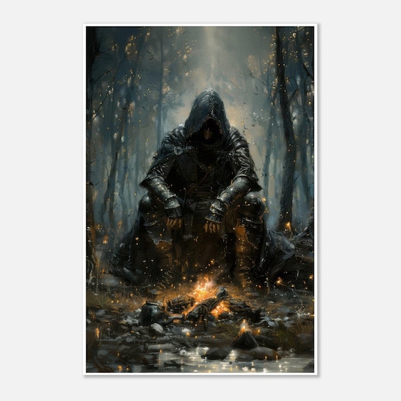 Dark Fantasy Warrior Art