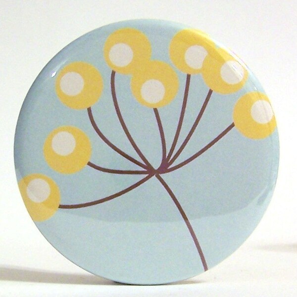 BUY 3 GET THE 4TH FREE - Mod Sprout Pocket Mirror - Light Blue