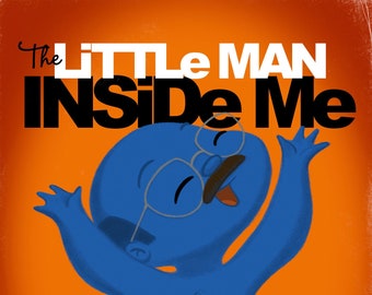 The Little Man Inside Me 5x7 POSTCARD