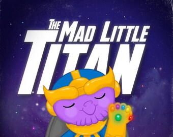 The Mad Little Titan 5x7 POSTCARD